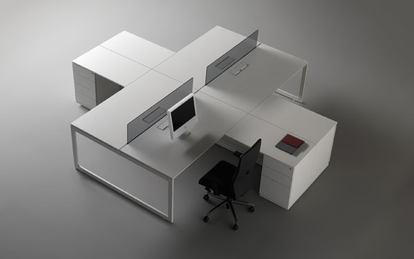 mesas vector de oficina