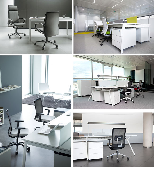 silla de oficina ergonómica