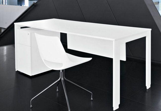 mesa de oficina b07 blanca