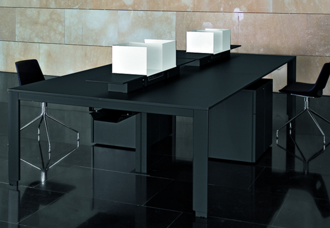 mesa de oficina b07 negra