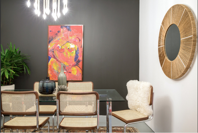 salas de reunión decoración vintaje