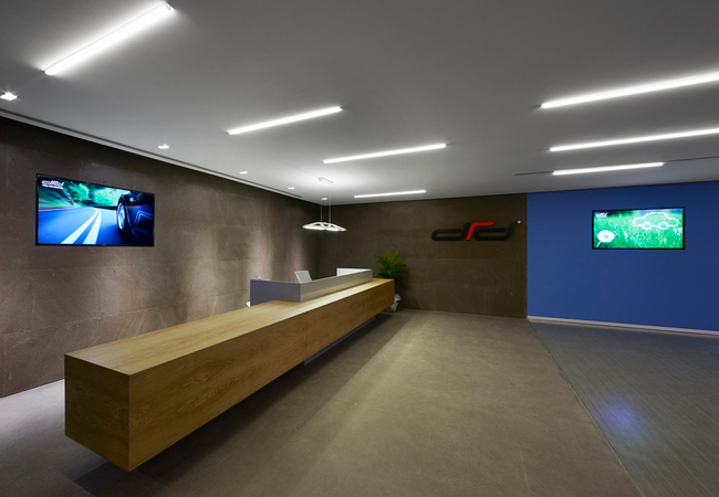Recepciones de oficinas minimalistas