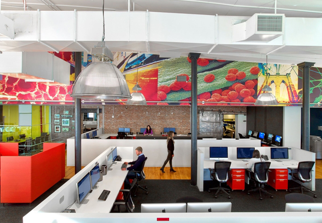 Espacio abierto oficina publicidad BGB Group