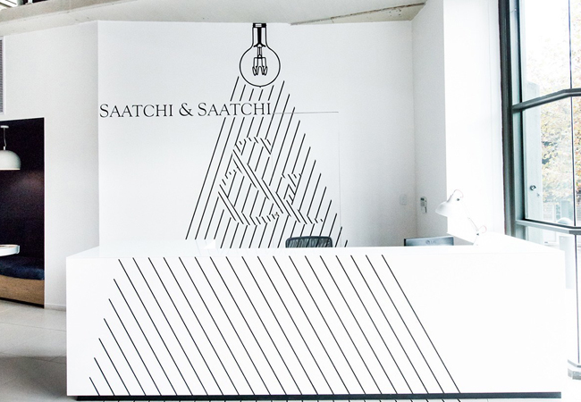 Recepción Agencia de publicidad Saatchi & Saatchi