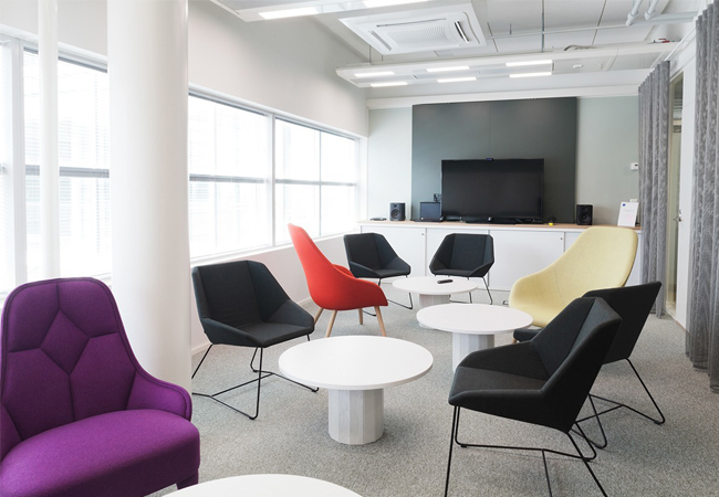 Salas de relax en oficinas nórdicas