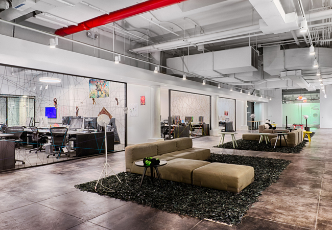 Zonas de relax oficinas tecnológicas Spotify