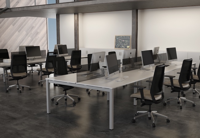 mesas de oficina para grupos de trabajo
