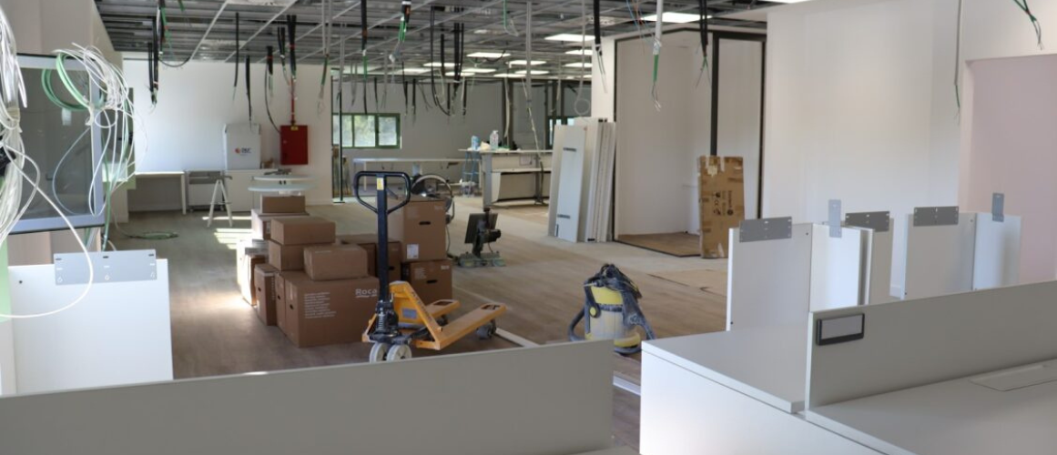 Proceso de obra en nueva oficina de Alcalá de Henares