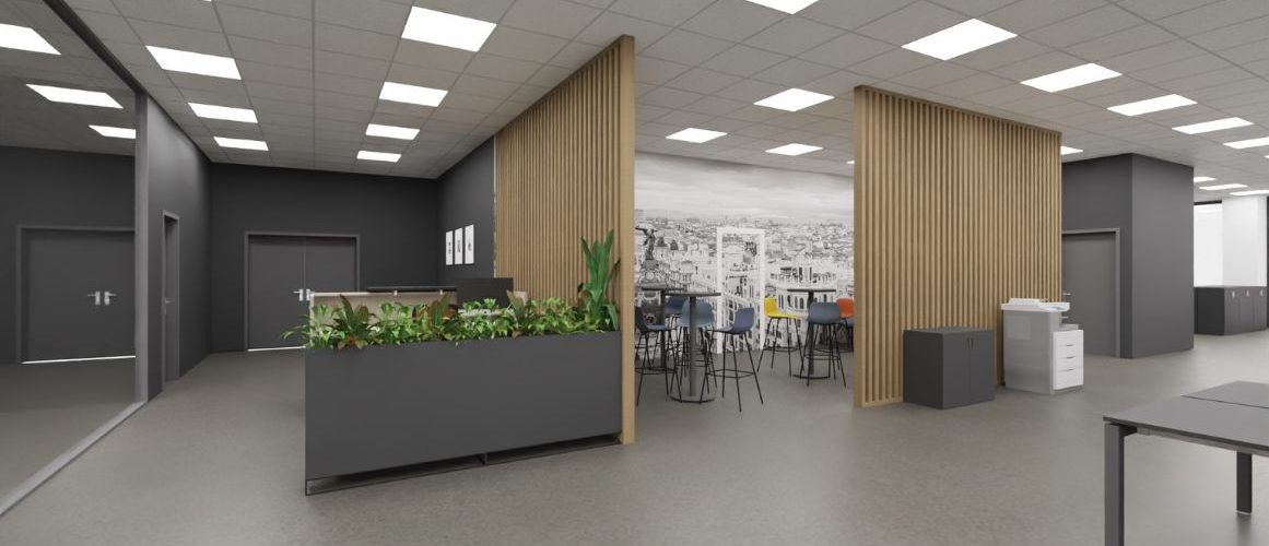 Diseño de espacio de oficina que facilita la concentración