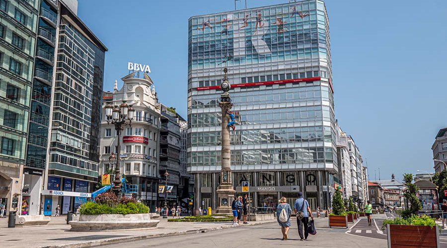 Edificio de oficinas en el centro de A Coruña