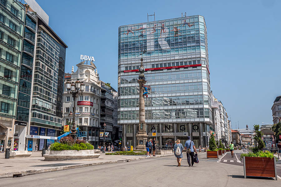 Edificio de oficinas en el centro de A Coruña