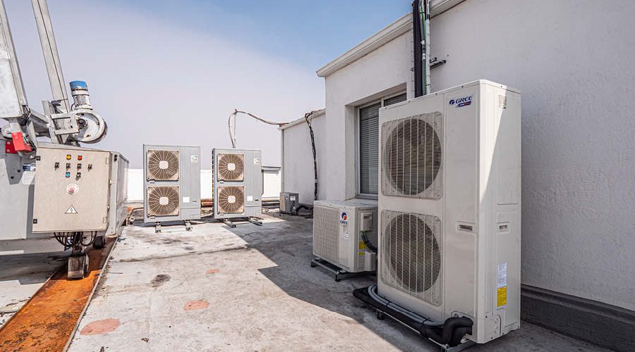 Sistema de ventilación y climatización en Espacio de trabajo