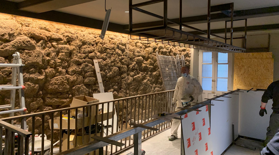 Infame - trabajos de obra en reforma de bar