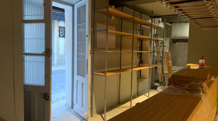 Infame - trabajos de obra en reforma de bar