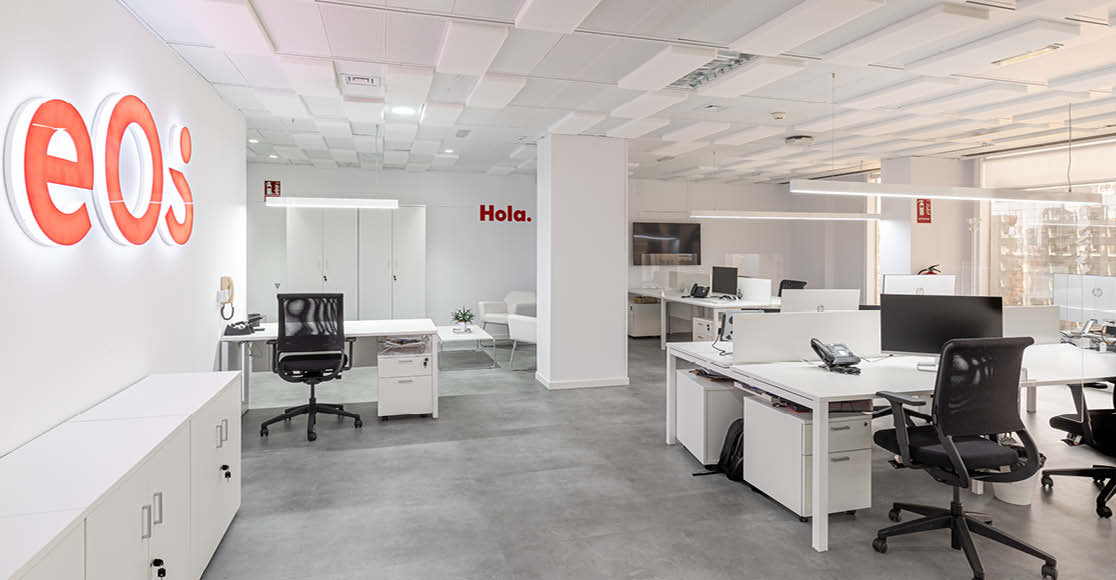 Proyecto de reforma 360º en oficina de Madrid.