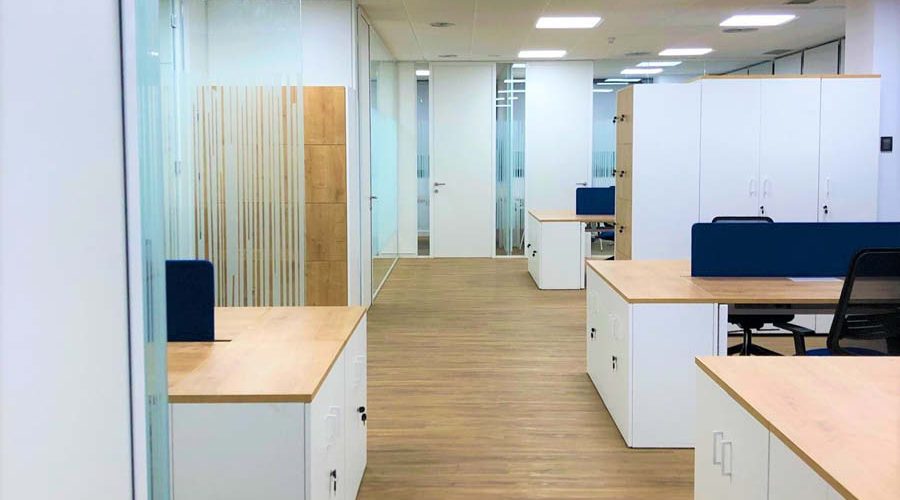 Kieback Peter_Caso de éxito_Reforma de oficina en Madrid con transformacion de espacio de trabajo
