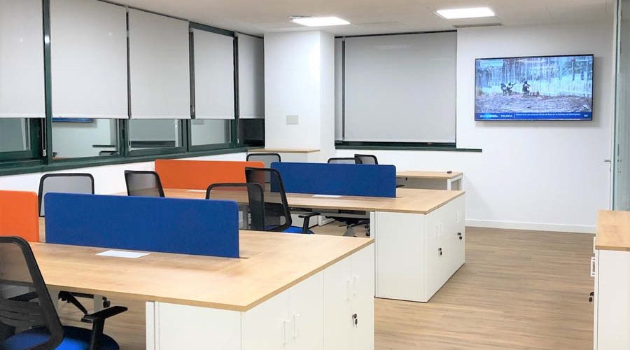 Kieback Peter_Caso de éxito_Reforma de oficina en Madrid con transformacion de espacio de trabajo