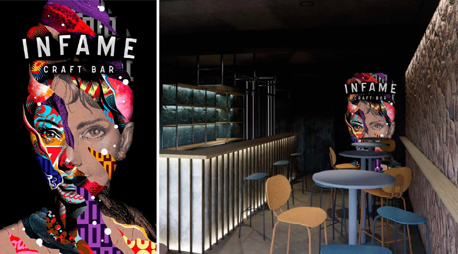 Infame - reforma de bar en A Coruña