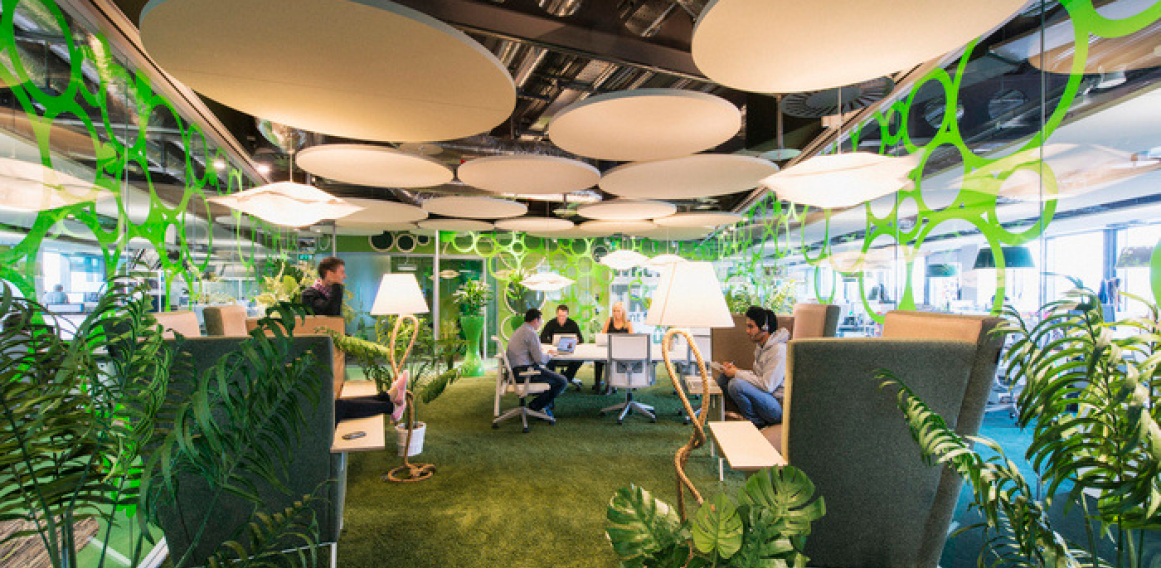 Mantener la oficina fresca en verano: diseños biofílicos en oficina para obtener beneficios