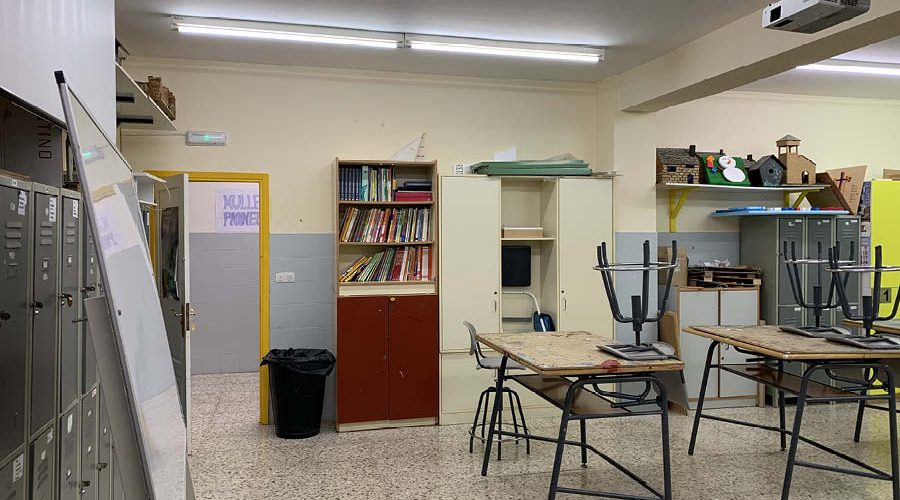 Biblioteca IES Lauro Olmo reforma