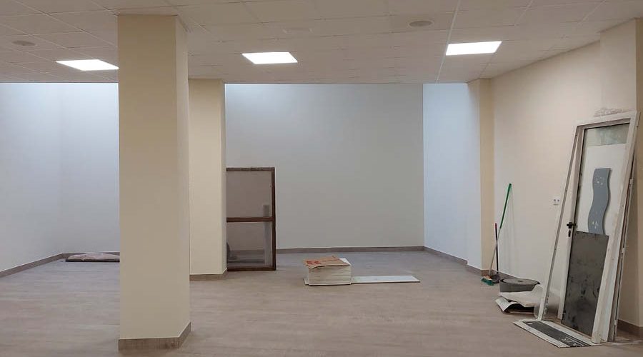 antes de la reforma de tienda de moda