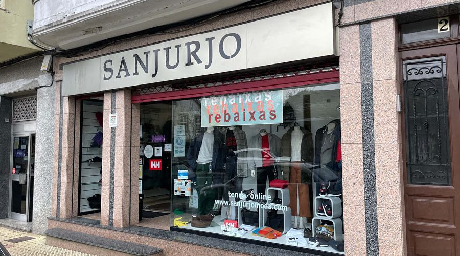 antes de la reforma de tienda de moda