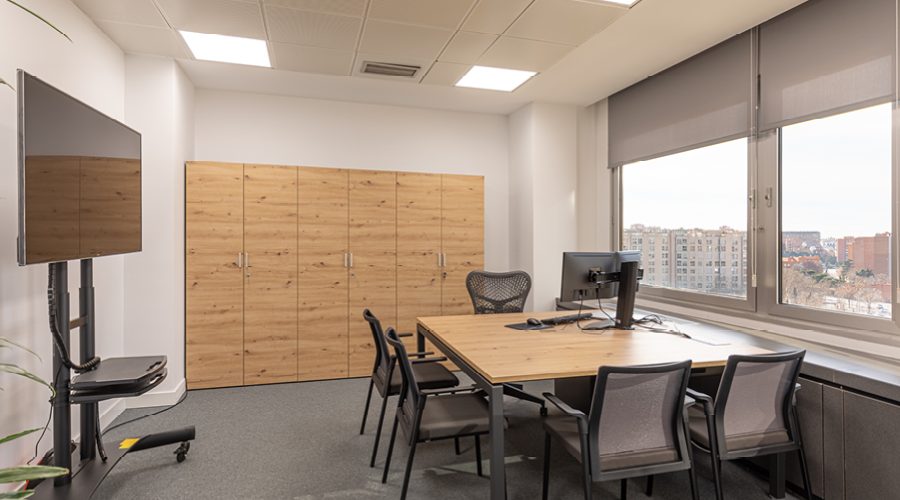 sala de reuniones en oficina madrid