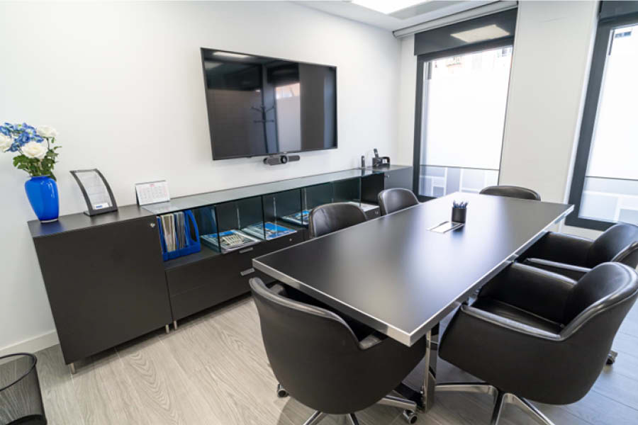 sala reuniones reforma oficina madrid