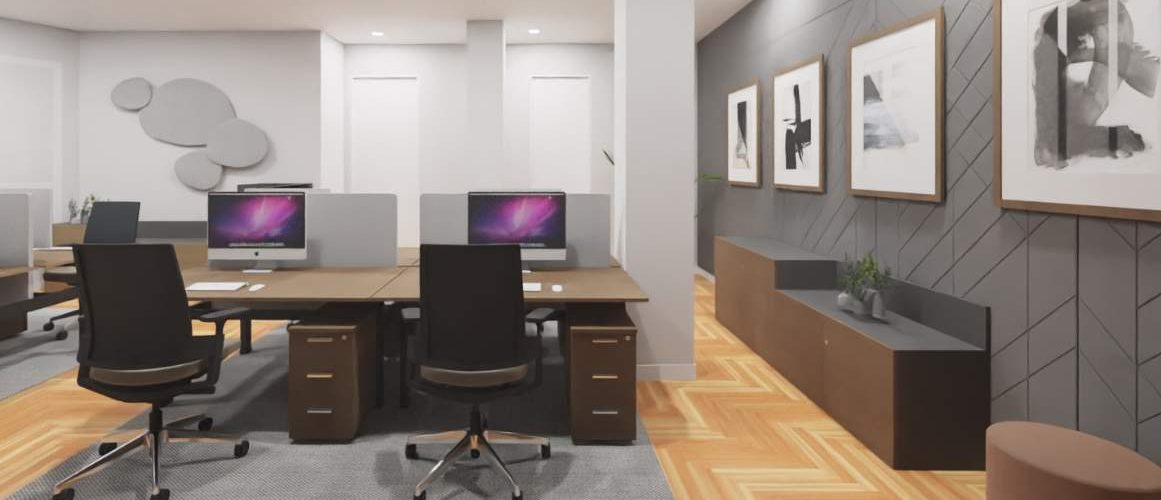 Proyecto de diseño de reforma de oficina en el centro de Madrid