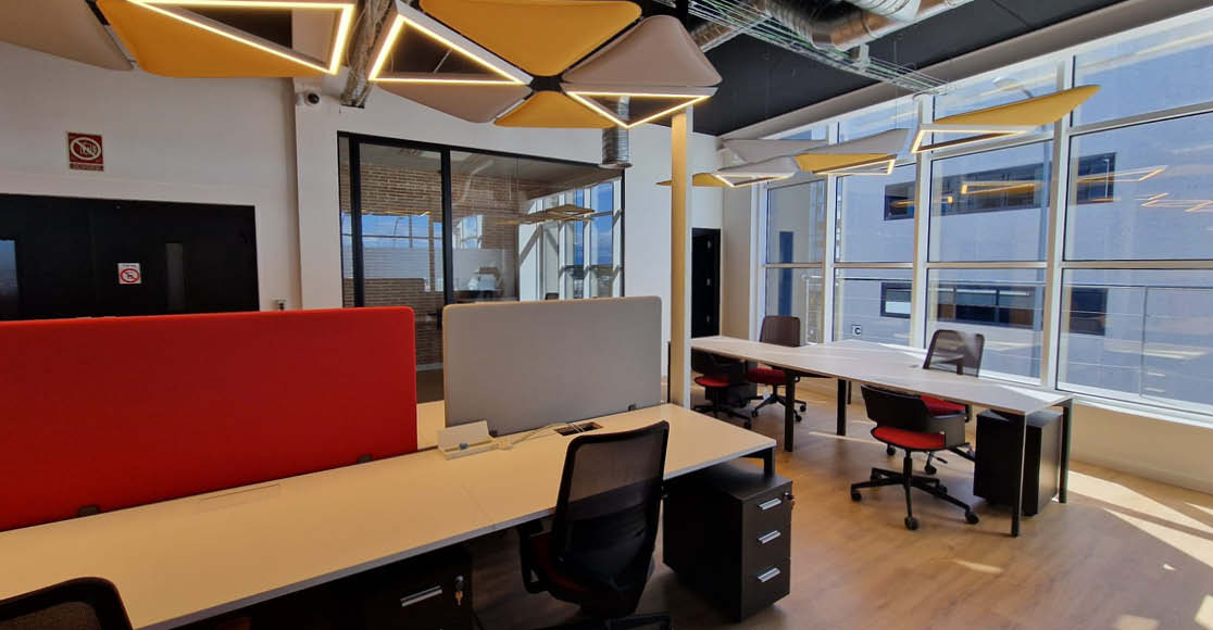 Proyecto de equipamiento de oficina en Madrid.