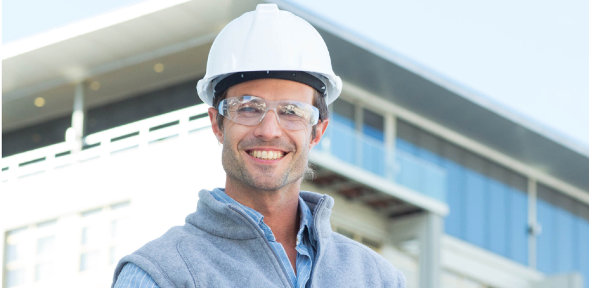 persona de seguridad en obra