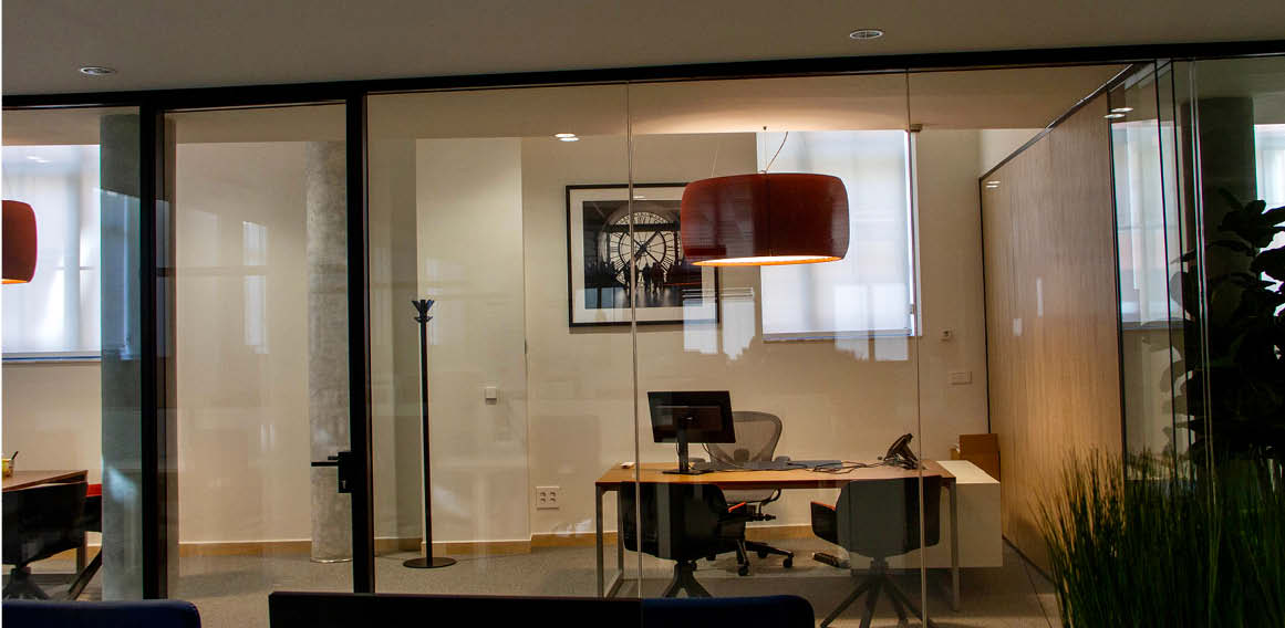 Iluminación para despacho propio en oficina