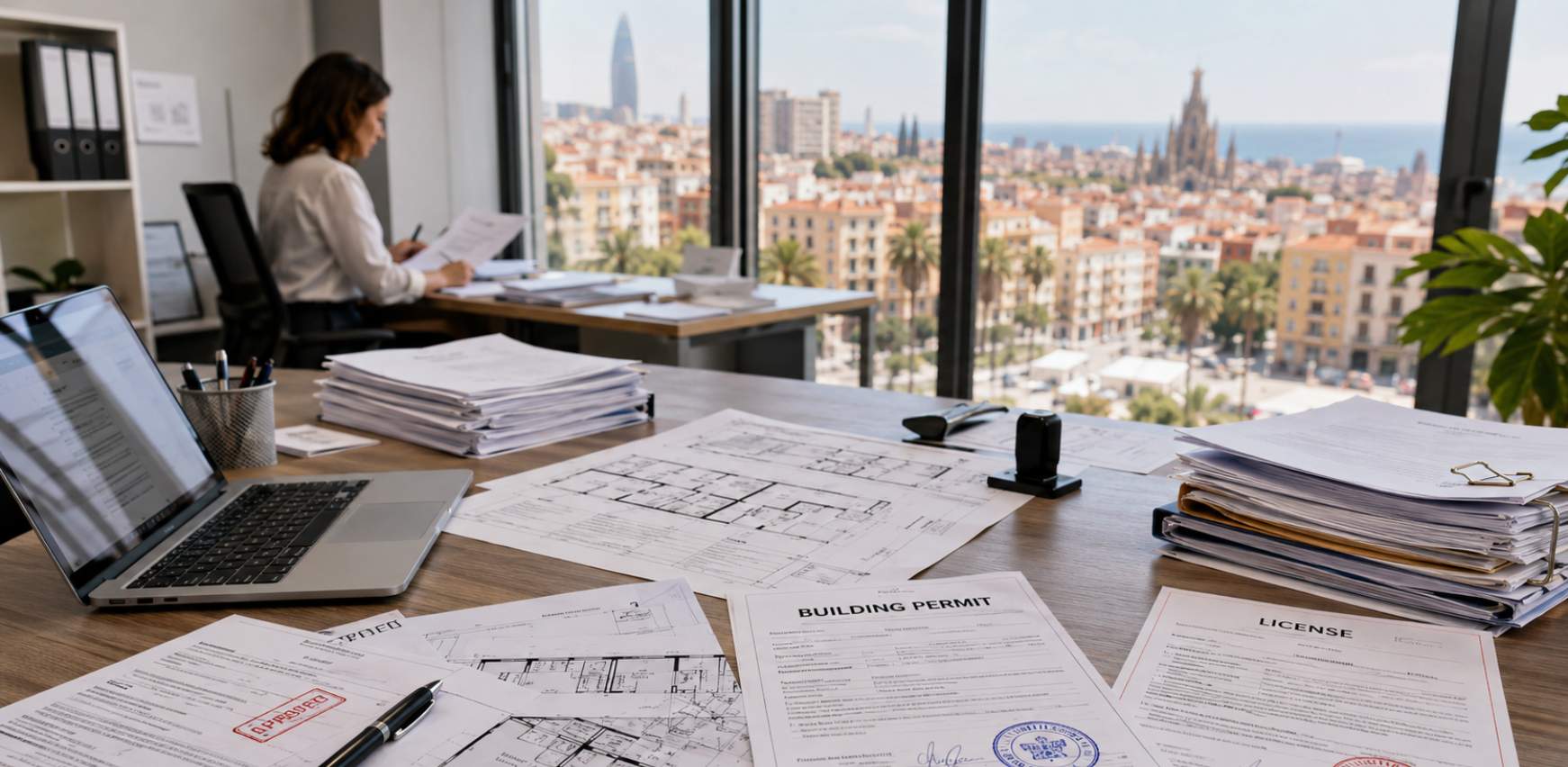 Permisos de obra y documentación sobre reformas de oficinas en Barcelona