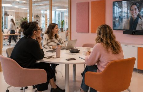Salas de videoconferencia híbridas: qué necesitas para que funcionen bien