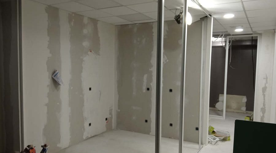 Proceso de reforma de la clínica en Madrid