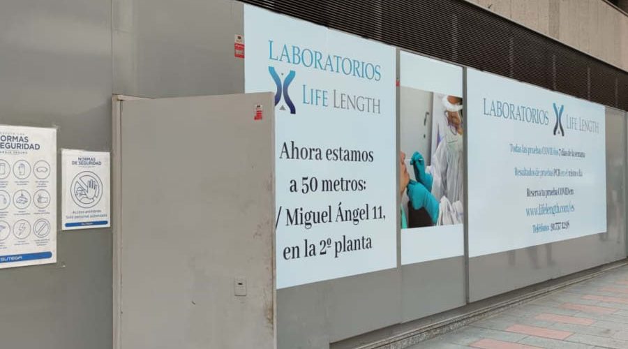 Proceso de reforma de la clínica en Madrid, AV