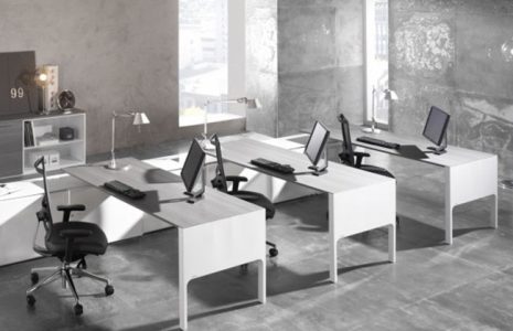 Muebles blancos para tu oficina