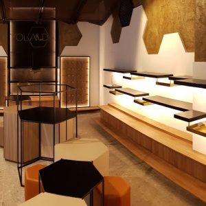 Reforma integral, mobiliario a medida e iluminación en tienda de calzado