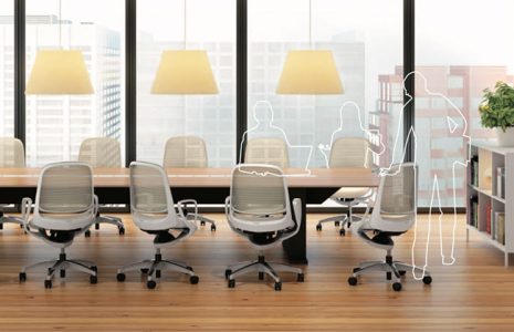 Silla de oficina Luce de Okamura, polivalencia y estilo 