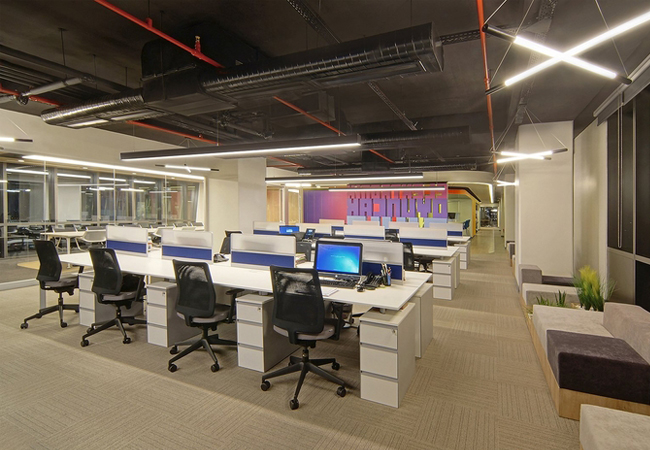 Zona de trabajo espacios coworking